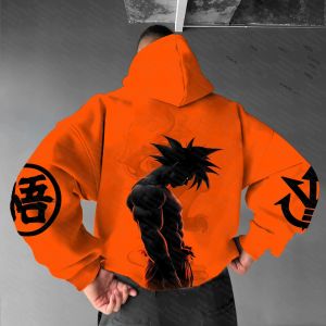 เสื้อสเวตเชิ้ตมีฮู้ดดราก้อนบอล -นุ่ม ระบายอากาศได้ดี และยืดหยุ่น |   เสื้อฮู้ดดี้แบบสวมทันสมัย |   เสื้อฮู้ดที่เหมาะสำหรับกีฬาและการพักผ่อน!