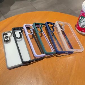 AKABEILA | For Samsung Galaxy S26 Ultra S25 S24 S23 FE A56 A55 A26 A25 A07 A16 A17 A36 A35 A06 Acrylic Clear Shockproof Bumper Phone Case