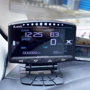 Đồng Hồ Đo Kỹ Thuật Số Lufi X1 Cho Ô Tô Màn Hình OBD2 Đồng Hồ Tốc Độ Mini Thông Minh Đồng Hồ Đo Áp Suất Dầu Đồng Hồ Đo Turbo Với Màn Hình LED Cho Xe Hơi