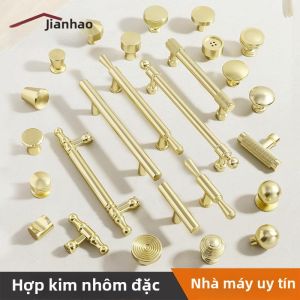 Minimalist Brass Aluminum Solid Handrail