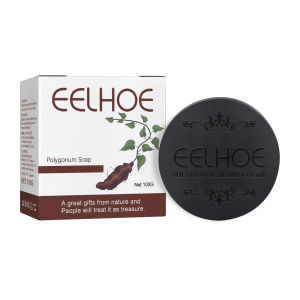EELHOE Hair Darkening Shampoo Korea Natural Polygonum Soap Anti Hair Loss Hair Shampoo Soap Nourishing Polygonum Hair Darkening Shampoo Bar Natural Organic Hair Cleansing Handmade Soap Hair Care Dandruff Damage Repair Shine Smooth for All Hair Types