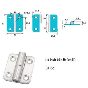 Bản Lề Bằng Thép Không Gỉ 304 Có Thể Tháo Rời Chịu Lực Cao Cho Tủ Điện Phần Cứng Trượt Gấp Cơ Khí