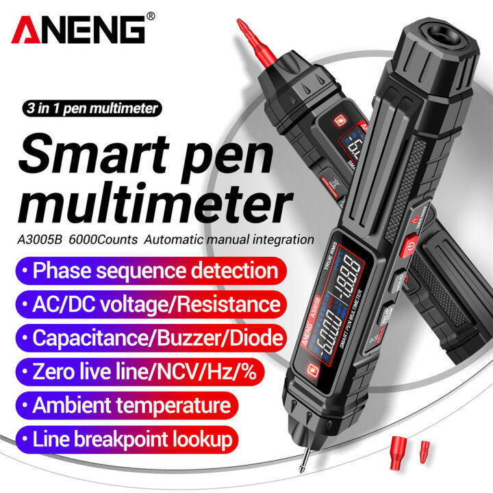 ANENG A3005B Phase Sequence Test Pen Detector Multimetro Instant ...