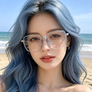 1Pc Women PC Frame Anti-Blue Light Glasses Slim Face Daily Eyewear