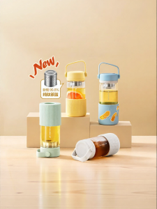 Suobai | Tea Water Separation Glass Cup