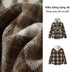 Semir | Áo Sơ Mi Flannel Họa Tiết Caro Tay Dài Mùa Đông