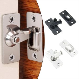 90 Degree Barn Door Latch Sliding Screen Bolts Stainless Steel Door Lock Hook Bolt Window Cabinet Right Angle Gate Lock Hardware