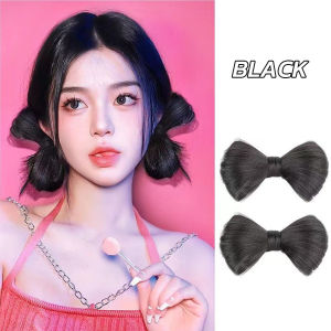 Talao Bow knot Style Hair Accessories Hairpin Bun Wig synthetic fiber Hair Extensions
