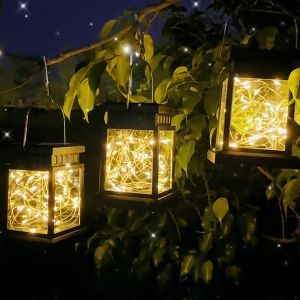 Lampu Taman Dekorasi Solar Led Dekorasi Taman Lentera Gantung Hiasan