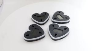 Solar Powered USB RGB Heart-shaped Dynamic Gradient LED Car Interior Ambient Light Auto Windshield Neon Night Light Decoration