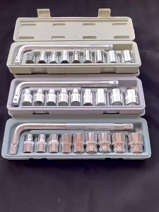 JS SHOP 10pcs Bicycle Motorcycle Car Repairing Tool Set Socket Wrench Set