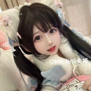 Cute Rabbit Kitten Pink Hair Clip with Ears Cosplay Soft Girl Lolita Hair Accessories Lovely Butterfly Knot Hairpin