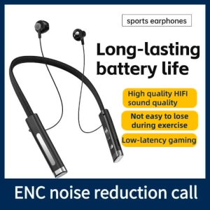 Tai nghe Bluetooth đeo cổ A30 bass mạnh nghe cực hay pin trâu dùng lâu đeo nhẹ thoải mái