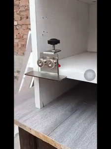 Efficient Steel Cabinet Door Install Alignment Tool - Space-Saving Home Improvement Jig for Precision DIY Kitchens & Renovations
