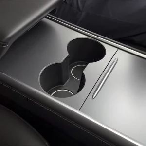 For 2021-2023 Tesla Console Cup Holder Insert-Upgrade Tesla Model 3/Y Accessories Anti-Slip Silicone Center Consoles Cup Holder
