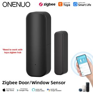 Zigbee Door sensor Tuya Smart Window Alarm Sensor Open Closed Detectors Wifi Home Alarm Compatible With Alexa Google Home