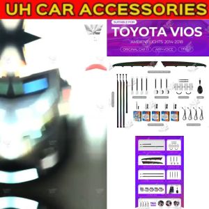 TOYOTA VIOS NCP150 2013-2018 OEM LED INTERIOR AMBIENT LIGHT LAMP LED LIGHTS PLUG AND PLAY
