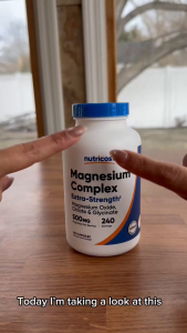 Nutricost Magnesium Complex 500mg - Magie Tổng Hợp 3 Dạng Magnesium Oxide Citrate Glycinate