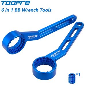 TOOPRE | TOOPRE MTB Road Bicycle 6 in 1 Bottom Bracket Wrench BB Aluminum Alloy Removal And Installation Tool for OD 39 41 44 46 49mm BB