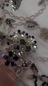2026 High-quality African Nigerian Elegant Beaded Embroidered Fabric French Tulle Lace Fabrics With Sequins For Party Wedding