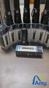 Buy 1 Get 1 Free GXL Flashlight with Rechargeable Battery & light flashlights heavy duty japan Diving possible Waterproof USB Charge Super Bright LED Flashlight High Lumen Adjustable metal mini flashlight light 100000lumens Zoomable Flashlight