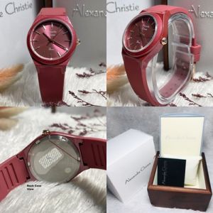 Jam Tangan Wanita Alexandre Christie AC 2A07 AC2A07 AC 2B34 Original Garansi Resmi 1 Tahun - Rubber Jam Tangan Analog Quartz Bentuk Case Bulat - Lazada