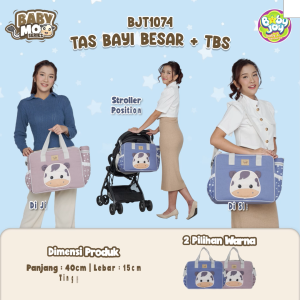 BABY JOY Tas Bayi Besar + TBS Baby Moo Series BJT1074