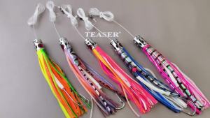 Mồi Câu Mực Giả Mạ Điện TEASER TR010 87g Phát Sáng Câu Cá Biển Câu Cá Bằng Thuyền Câu Cá Trên Bờ Câu Cá Đá.