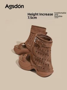 Agsdon | Thick Sole Breathable Fashion Womens Roman Sandals