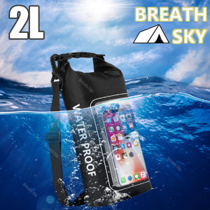 2/5L Dry Bag Touch Screen Waterproof Bags For Trekking Drifting Rafting Surfing Kayak Camping Equipment Outdoor Sports Bags