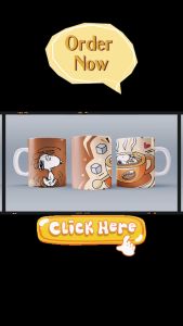 Insist Cup Of Coffee MUGSN1006 Personalized SNOOKY Cartoon Coffee Cup for Tea Mug to Happy Birthday