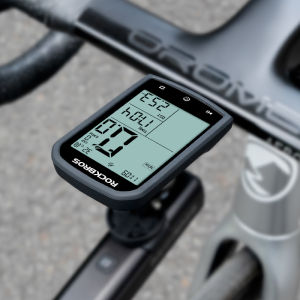 ROCKBROS & cycloplus bersama M1 Speedometer berbasikal Bluetooth 5.0 ANT + Smart MTB Road Bike menunggang komputer lampu belakang 1200mAh Speedometer kalis air