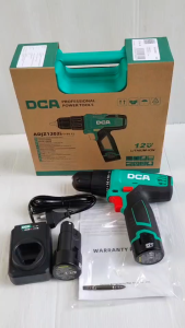 DCA สว่านกระแทก12V 💥รุ่นใหม่ล่าสุด💥ADJZ1202i ( TYPE E ) แรงบิดสูงสุด 35 นิวตัน แบตเตอรี่2.0Ah x2ก้อน สินค้ารับประกัน 1ปี