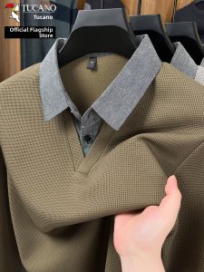 TUCANO | Two-layer Design Knit Shirt Long Sleeve