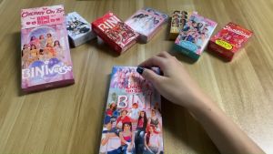 【New BINI】420pcs/box Bini Talaarawan Laser Lomocards Photo Card Holographic Photocards Lomocard