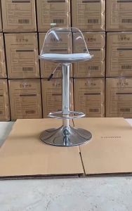 DT16-3 เก้าอี้บาร์อะคริลิคใสปรับระดับได้