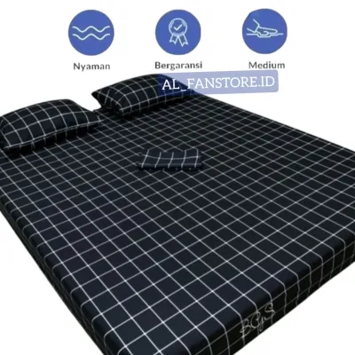 kasur busa berkualitas super anti kempes muat 4 orang ukuran 200x180x10 cm bervarian ukuran