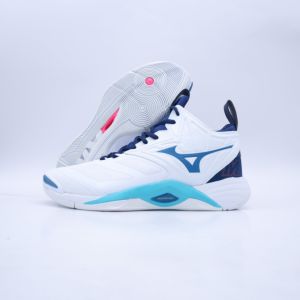 Mizuno Wave Momentum 2 Mid / Sepatu Volly Ball Terbaru / Sepatu Voli Berdecit Keras Dan Paling Banyak Dicari