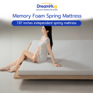DreamHug 4 inch Memory Foam Mattress Optional bed mattress foam for bed Single/Twin/Double/Queen/King size 2 person bed foam for single bed breathability