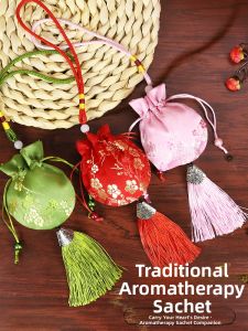 XIAOXIONGERBAN | Double Ninth Festival Embroidered Cornel & Mugwort Material Kit for DIY Kids