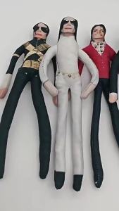 Michael Jackson Mouse Skin MJ Abstract Doll with Built-in Wire Skeleton Posable Doll Gift