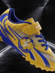 New Childrens Soccer Shoes HOOK&LOOP Low-cut Football Shoes Kids Training Shoes Outdoor Non-Slip Futsal Sneakers For Boys Girls