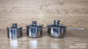 Quánh Inox Fivestar nấu bột nấu cháo em bé 3 đáy nắp kính sử dụng được trên mọi loại bếp BH 5 năm