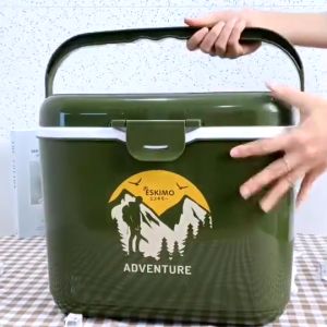 (18L) Eskimo กระติกแคมป์ กระติกน้ำเก็บความเย็น ถังน้ําแข็ง มีก็อก เก็บเย็นนาน 10 ชม. พลาสติก คุณภาพเกรด A
