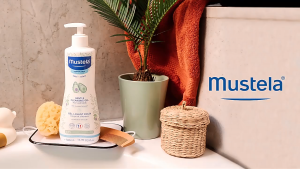 Mustela 1pcs 500ml, Natural baby shampoo and baby shower gel 2-in-1