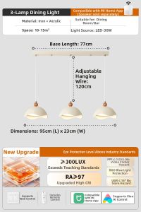 oaArtstandard | New Modern Minimalist Bar Eggshell Cream Style Designer Dining Chandelier