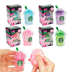 Bandai | 2026 New Schylling NeeD Doh Bilnd Box Stress-relief drink cup Sensory Squeeze Toy Stress Relief Snowball For Focus ADHD