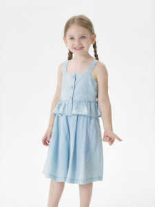 Marc&Janie | Comfortable Soft Denim Dungaree Set