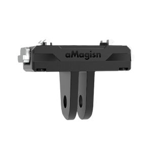 aMagisn Quick Release Mount for Insta360 X5 and Acepro2 Plastic Magnetic Base with 1/4 and 2-prong Adapter Accessories
