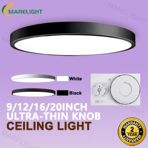Ultra-Thin LED Ceiling Light Modern Knob Installation Ceiling Lamp 20 Inch For Bedroom Dining Bathroom Kitchen MARELIGHT